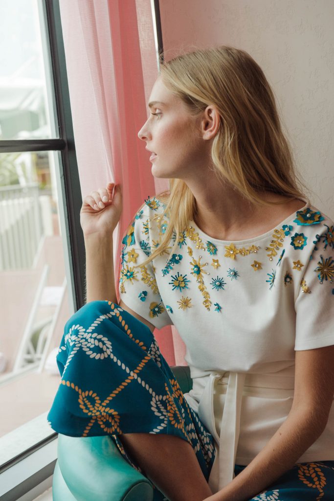 Fayette Blouse Blue