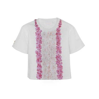 Floral Cropped T-Shirt