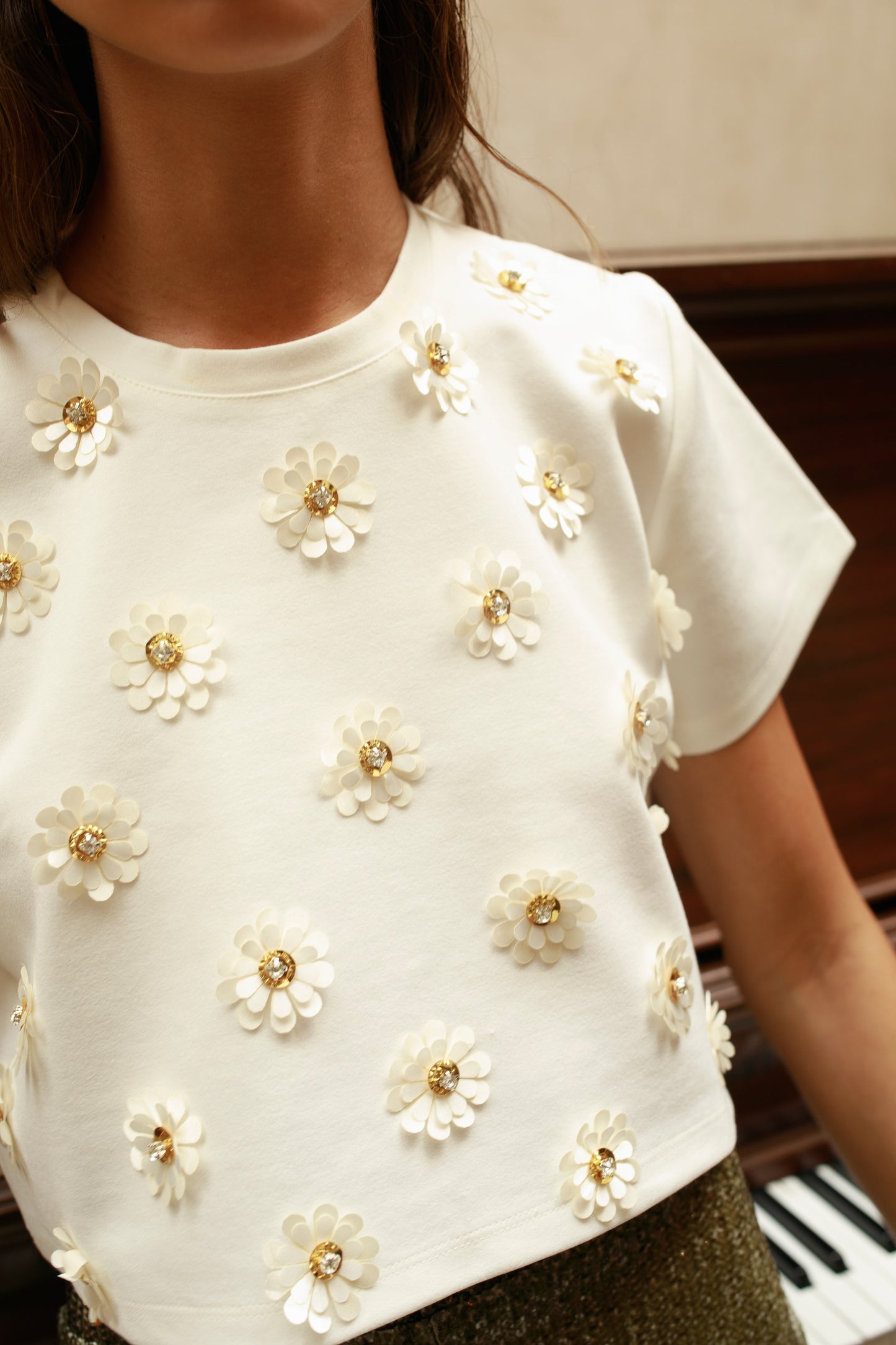 Floral Cropped Holiday